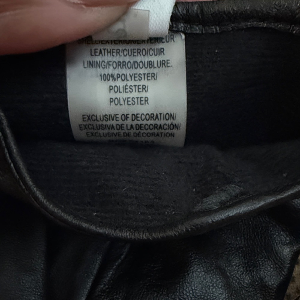 Calvin Klein Women’s Snakeskin Leather Driving Gloves (S) New - Picture 6 of 6